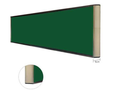 HR01-031450.9cm茶色铝合金框弧形黑板